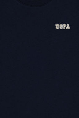 Erkek _ocuk Lacivert Bisiklet Yaka Ti__rt - U.s. polo assn фото 8