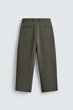 RELAXED FIT PLEATED TROUSERS - Zara фото 9