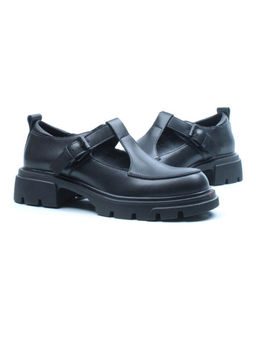 03-C1820-1 BLACK Полуботинки женские (натуральная кожа)