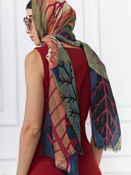 Палантин с рисунком