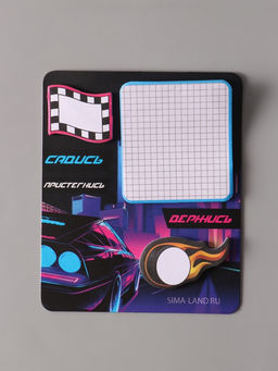 Цена за 2 шт. Магнит на холодильник с блоком для записей и стикерами Садись, пристегнись, держись, 10?12 см