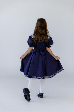 Л23-24 платье для девочки ВЕНДИ синий - Etoelf фото 13