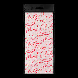 АКЦИЯ Цена за 1 шт. Набор ErichKrause Decor 4 листа упаковочной бумаги тишью Merry Christmas 50х70см