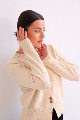 Martichelli Кардиган бежевый в крапинку  фото 14