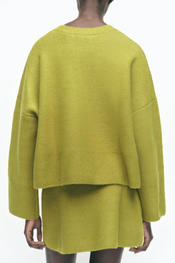 PLAIN KNIT MINI SKIRT - Zara фото 9