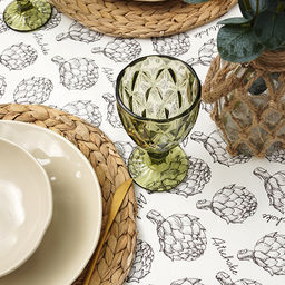 Скатерть 145х220, рогожка, 100 % хлопок, Артишоки ВБ 145х220 - Традиция фото 6