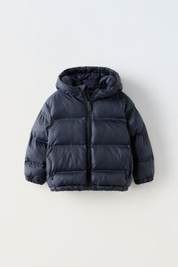 WATER-REPELLENT HOODED PUFFER JACKET - Zara фото 20