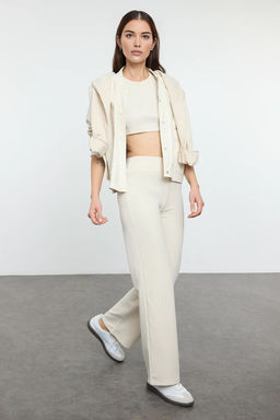 Siyah S?cak Tutan Ici Sardonlu K?sl?k Dalg?c/Scuba Kumas Orme Spor Esofman Alt? THMAW25EA00009 - Trendyolmilla фото 8