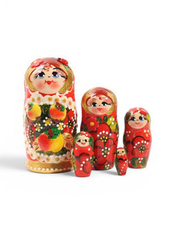 Матрешка «Олюшка», 5 шт., h=11 см