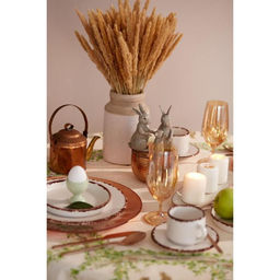 Скатерть Этель Еaster d=148 см +/-3см, 100% хл, саржа 190 гр/м2  фото 21