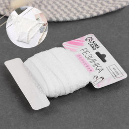 Резинка ажурная бельевая, 11 мм, 10±1 м, белая