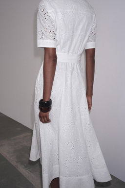 ZW COLLECTION EMBROIDERED SHIRT DRESS