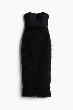 Vestido bandeau con falda de tul - H&m фото 9