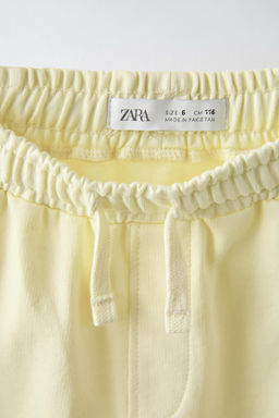 PAMUKLU ISLEMELI T-SHIRT VE BERMUDA SORT TAKIMI - Zara фото 24
