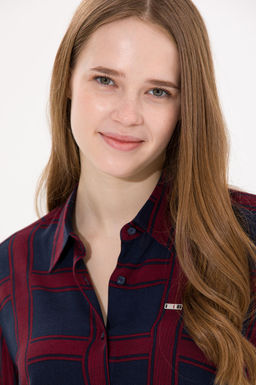 U. S. Polo Assn Женская темно-синяя рубашка с длинным рукавом - U.s. polo assn фото 2