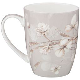 КРУЖКА LEFARD WHITE FLOWER 400 МЛ СЕРАЯ  фото 3