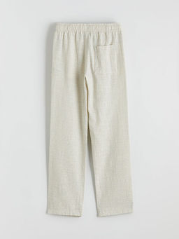 Beli Lastikli Erkek ?ocuk Poplin Pantolon