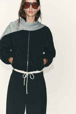 WIDE-LEG TROUSERS WITH DOUBLE WAISTBAND - Zara фото 5