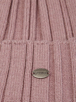 Шапка жен. шерсть+акр LB-N88043 dirty pink - Labbra фото 15
