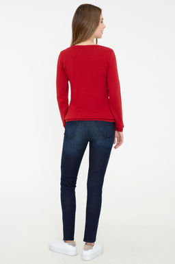 Женские темно-синие джинсовые брюки Неожиданная скидка в корзине - U.s. polo assn фото 4