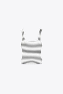 WIDE STRAP VEST TOP - Zara фото 33