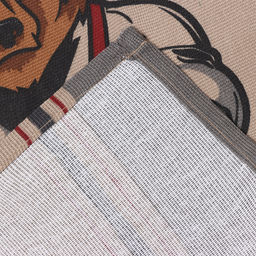 Набор кух. полотенец Доляна Настоящий защитник 2 шт, 35х60 см, рогожка, 100% хл, 160г/м2  фото 6