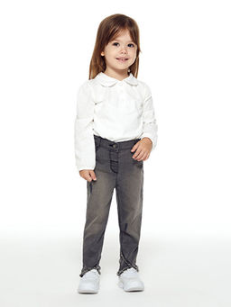 Basic Slim Fit K?z Bebek Jean Pantolon