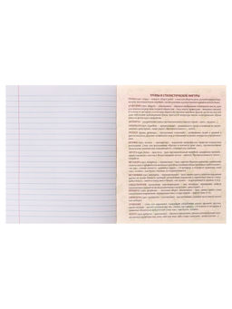 Цена за 5 шт. Предметная тетрадь по литературе Calligrata TOP «Журнал», 48 листов, в линейку, со справочным материалом, картонная обложка