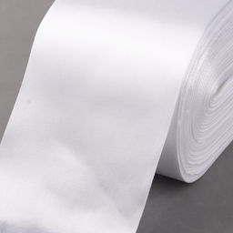 Лента атласная, 100 мм, 100±5 м, белая