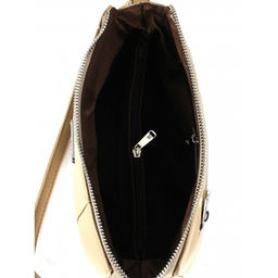 Сумка женская искусственная кожа YDR-2773, 1отд+карм/перег, плечевой ремень, бежевый SALE 264135 - Adelia фото 3