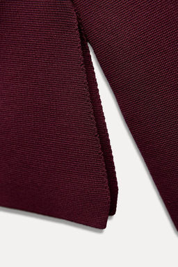 PLAIN KNIT FITTED CARDIGAN - Zara фото 8