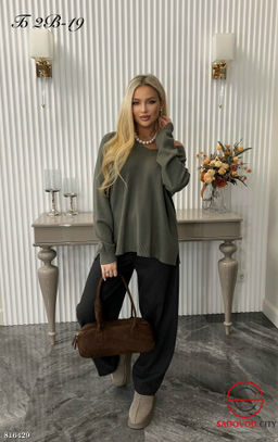 Свитер женский оверсайз