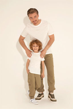 Футболка цвета экрю для мальчика - U.s. polo assn фото 5