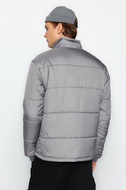 TRENDYOL MAN Gri Regular Fit Su ve Ruzgara Dayan?kl? Sisme K?sl?k Mont TMNAW23MO00097 - Trendyolmilla фото 5