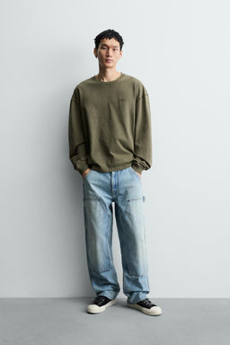 WASHED TEXTURED T-SHIRT