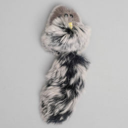 Цена за 6 шт. Мышь из натурального меха кролика, 6 см, микс цветов - Simaland фото 2