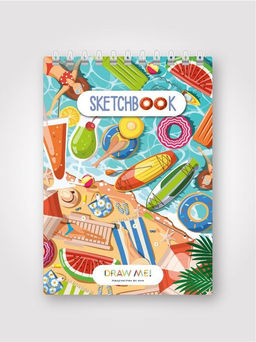 Скетчбук Summer, 14х20 см, плотность 100 г