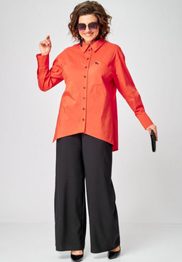 Рубашка EVA GRANT 7319 коралл