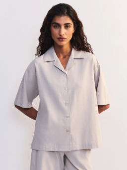 Блуза оверсайз из хлопка и вискозы ZR2605012010-60 / Zarina