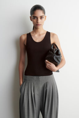 TOP DE TIRANTES DE PUNTO CON CUELLO REDONDO - H&m фото 3