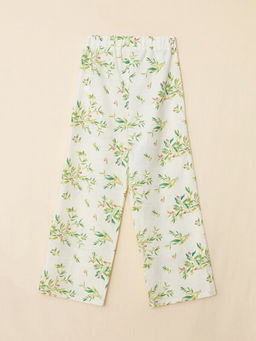 Beli Lastikli Desenli K?z ?ocuk Pantolon - Waikiki фото 2