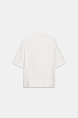 BLUSA FLUIDA MANGA CORTA ZW COLLECTION / Blanco roto - Zara фото 2