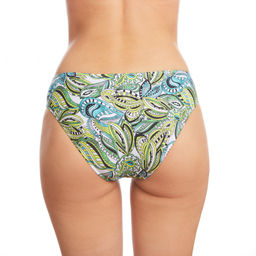 -10% Трусы купальные Milavitsa 480358 изумрудно-набивной