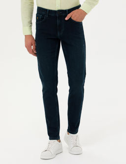 Темно-синие зауженные джинсы - Cacharel фото 2