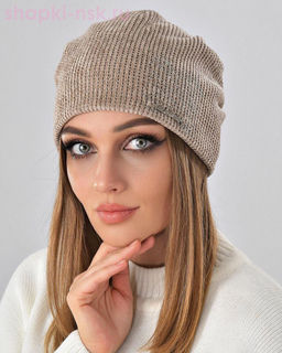 Велюр люрекс спорт Шапка флис (56-58)