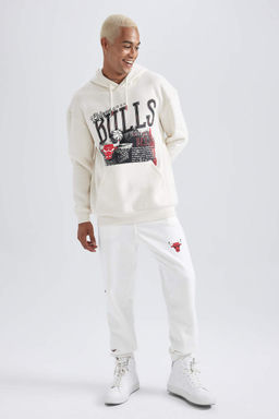 DeFactoFit Спортивные штаны стандартного кроя для бега NBA Chicago Bulls  фото 5