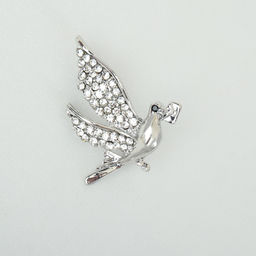 Брошь Голубь / 3081-1 /уп 24/