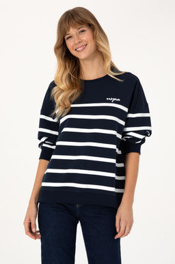 Kad_n Lacivert Sweatshirt
