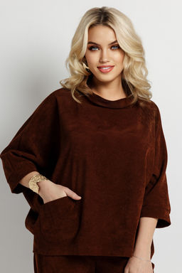 Блузка женская 4497/03/Коричневый