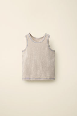 CAMISETA PESPUNTES CREATED BY CARAMEL LONDON X ZARA / Beige